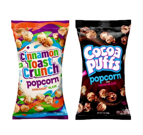 Stampar tad-dwana Fojl tal-plastik laminat 150G 8oz Siġill tal-ġenb Gusset Ippakkjar Pouch Ikel Snack Cookie Chips Popcorn Ippakkjar Borża